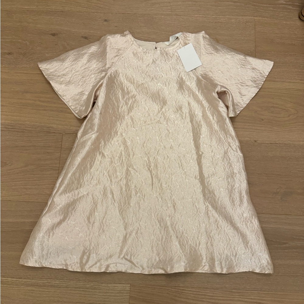 NWT H&M JACQUARD-WEAVE DRESS SZ 6-7Y - perfect holiday dress!
